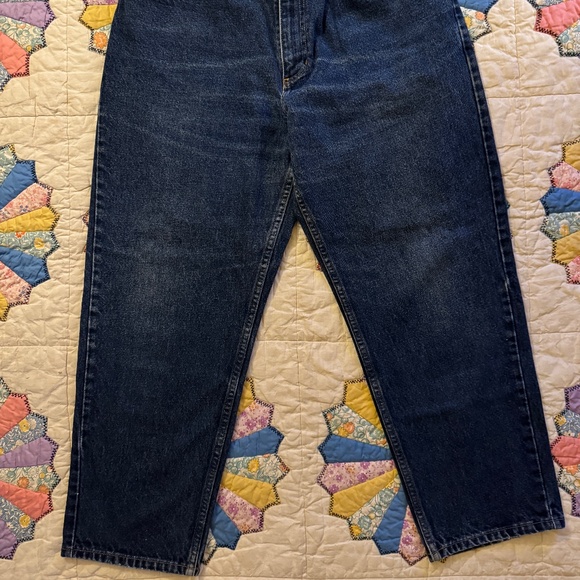 Women's L.L Bean Denim Jeans Double L Relaxed Fit High Rise 14P - Picture 7 of 11